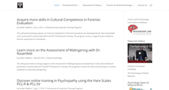 Desktop Screenshot of clinicalforensicpsychology.org