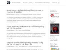 Tablet Screenshot of clinicalforensicpsychology.org